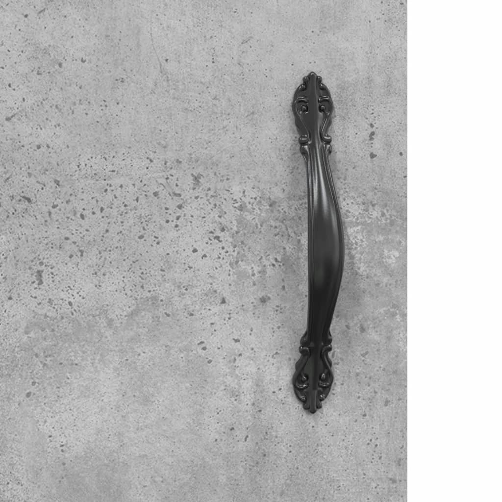 Highboard Concrete Grey 34.5x34x180 cm Engineered Wood