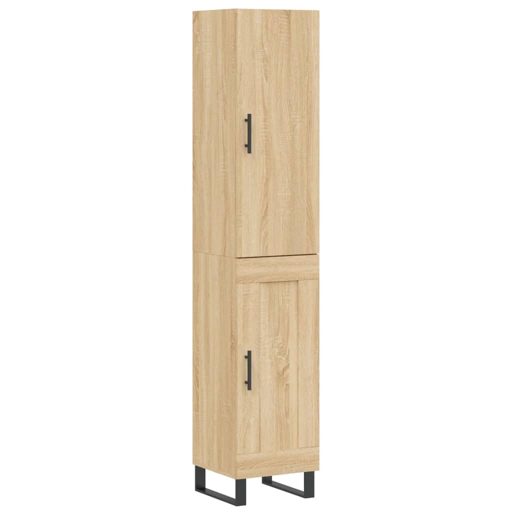 Highboard Sonoma Oak 34.5x34x180 cm Engineered Wood