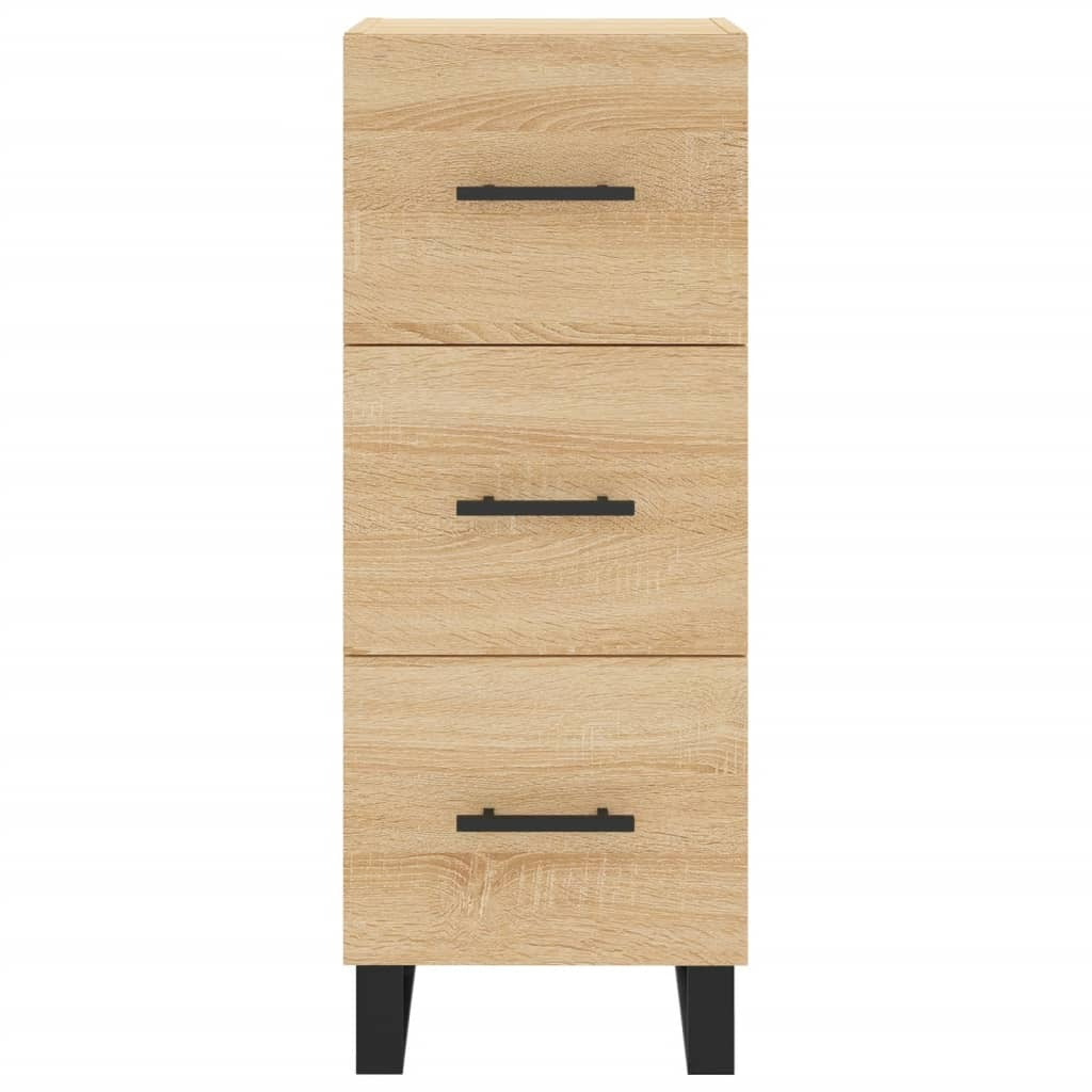 Highboard Sonoma Oak 34.5x34x180 cm Engineered Wood