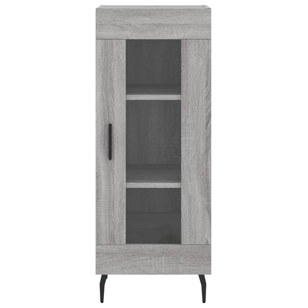 Highboard Grey Sonoma 34.5x34x180 cm Engineered Wood