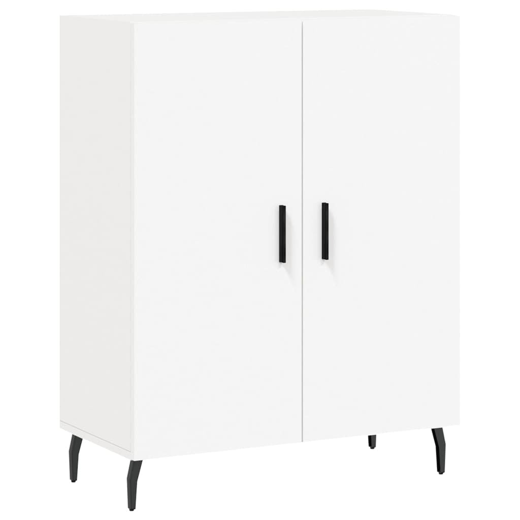 Highboard White 69.5x34x180 cm Engineered Wood