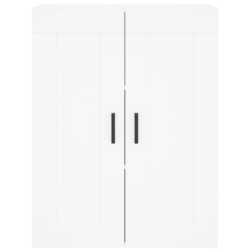 Highboard White 69.5x34x180 cm Engineered Wood