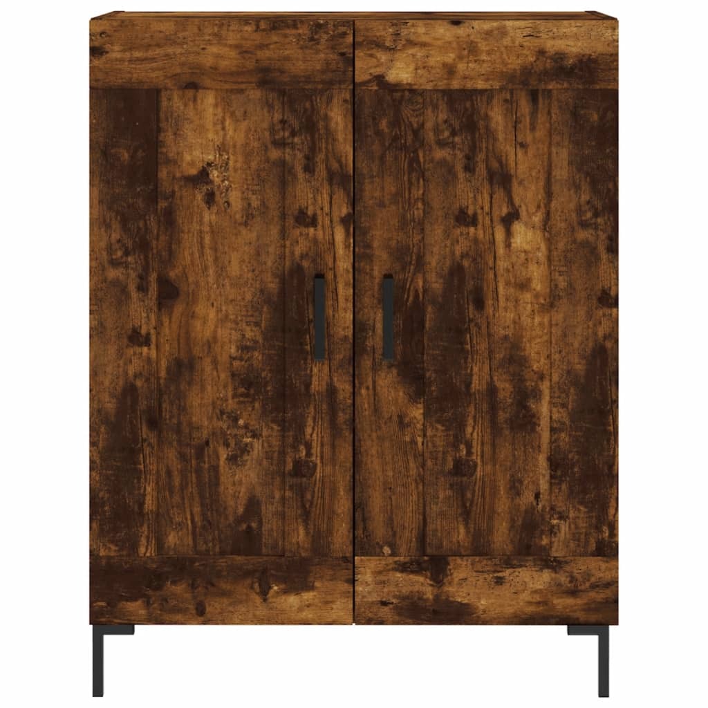 Highboard Smoked Oak 69.5x34x180 cm Engineered Wood