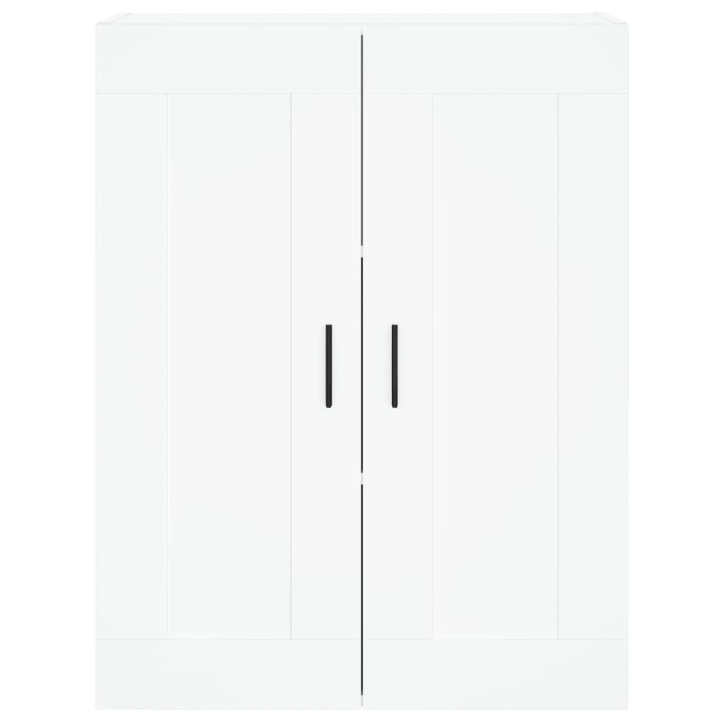 Highboard White 69.5x34x180 cm Engineered Wood