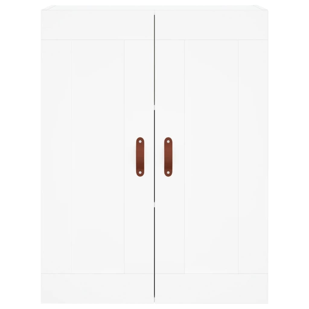 Highboard White 69.5x34x180 cm Engineered Wood