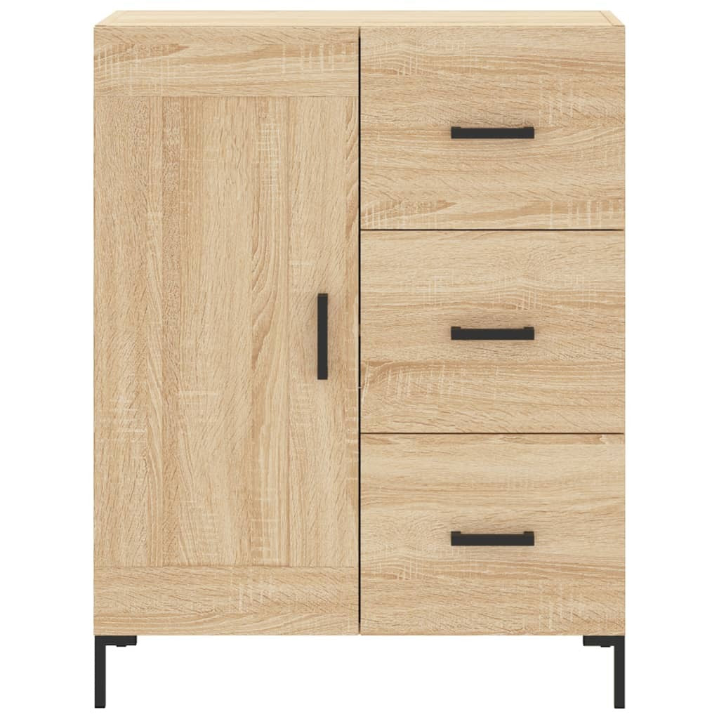 Highboard Sonoma Oak 69.5x34x180 cm Engineered Wood