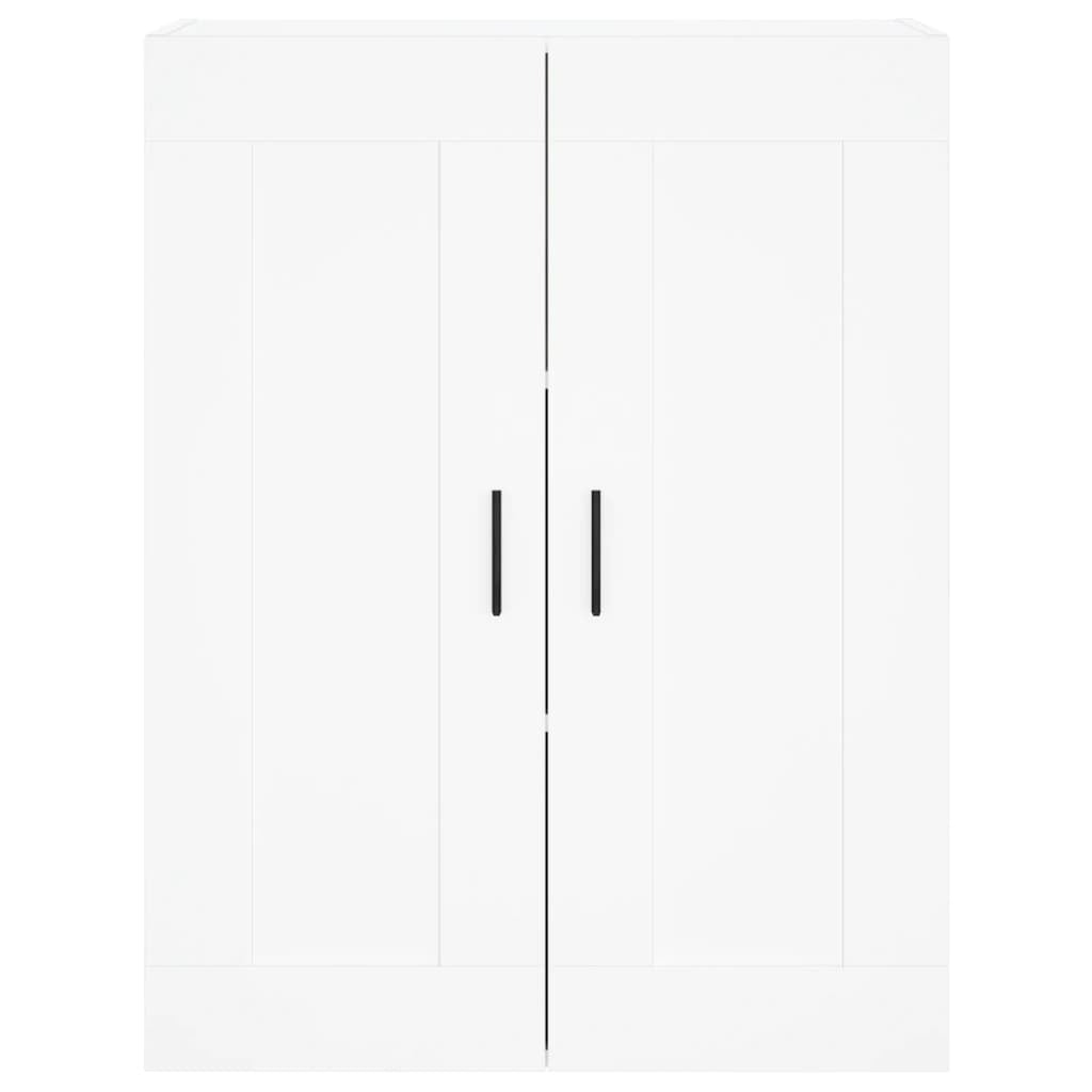 Highboard White 69.5x34x180 cm Engineered Wood