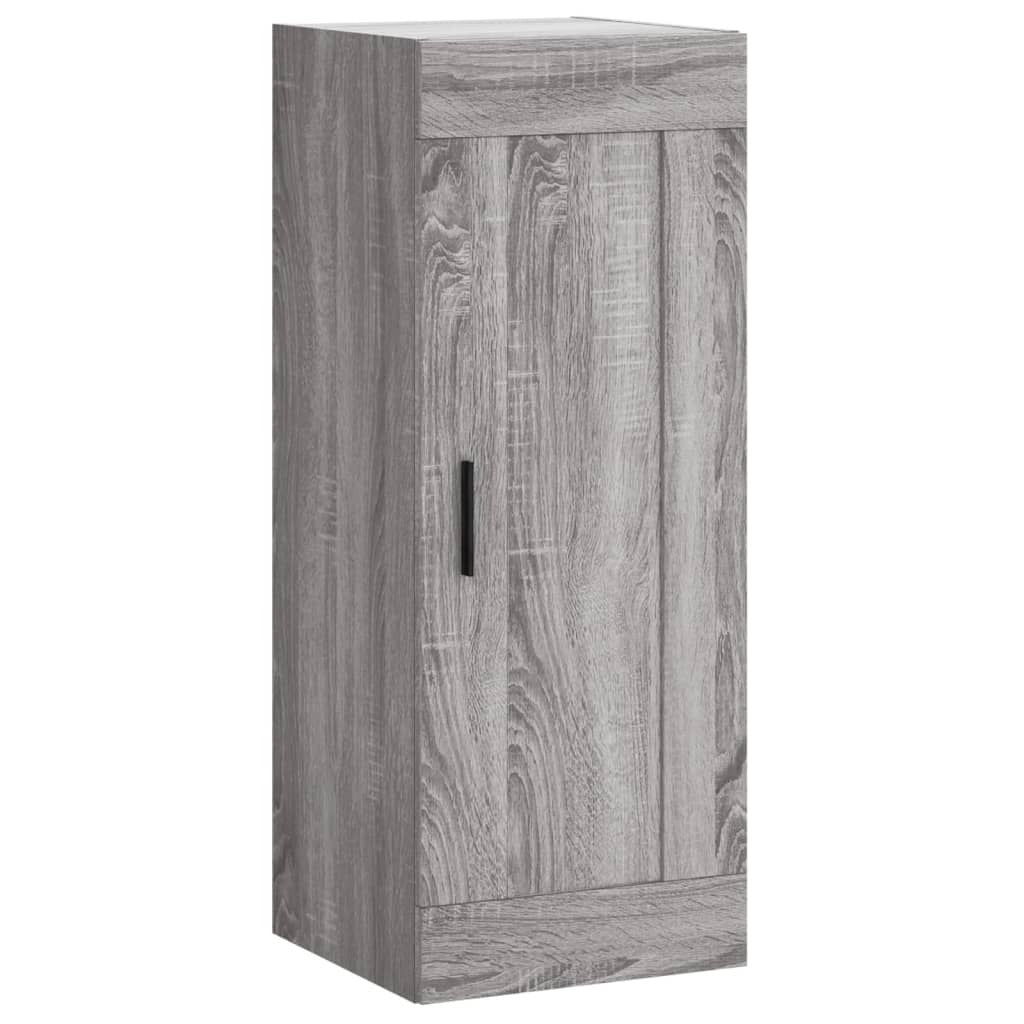 Highboard Grey Sonoma 34.5x34x180 cm Engineered Wood