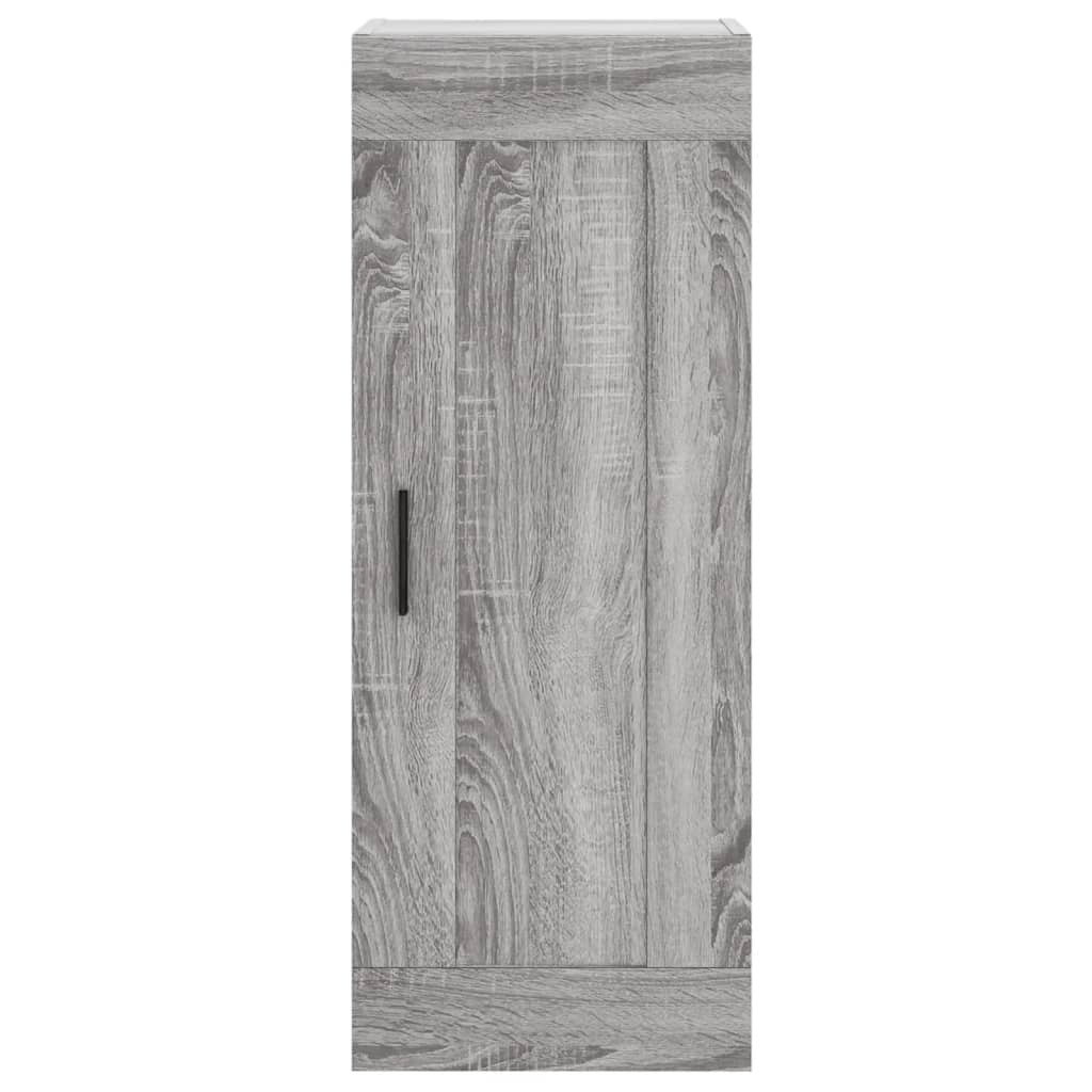 Highboard Grey Sonoma 34.5x34x180 cm Engineered Wood