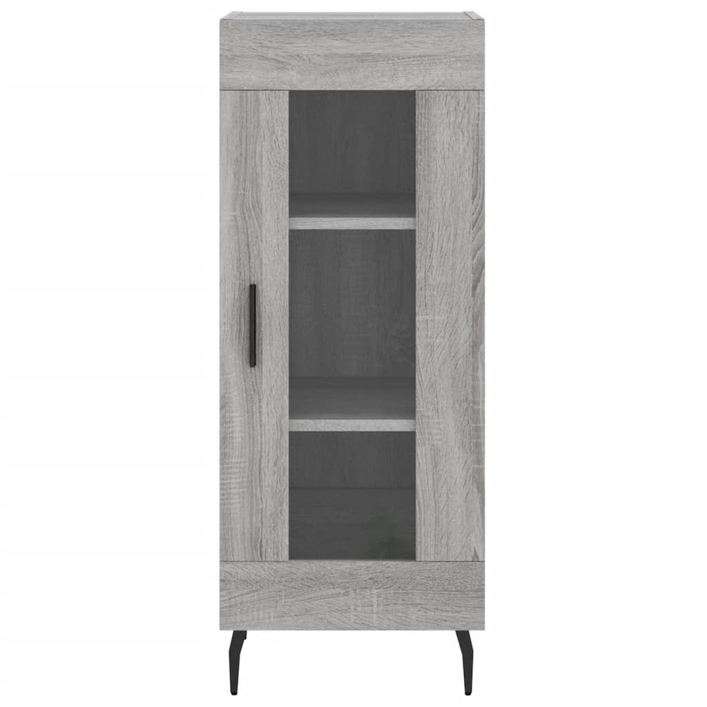Highboard Grey Sonoma 34.5x34x180 cm Engineered Wood