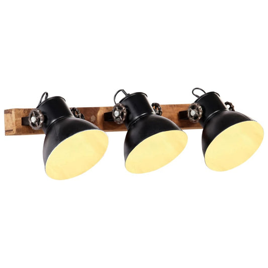 Industrial Wall Lamp Black 65x25 cm E27