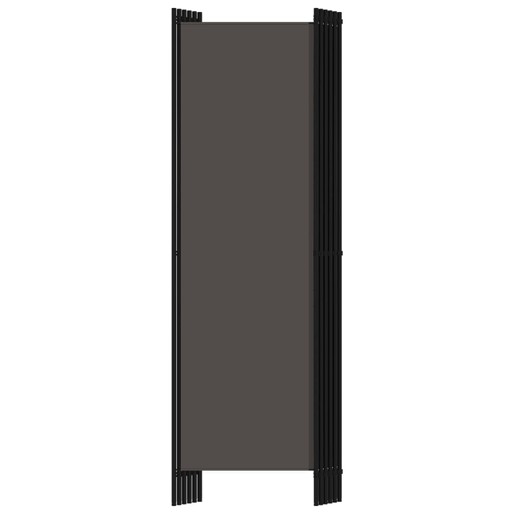 6-Panel Room Divider Anthracite 300x180 cm