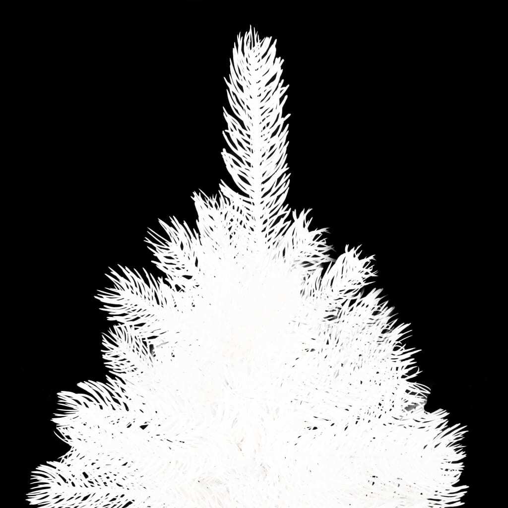 Artificial Christmas Tree Lifelike Needles White 240 cm