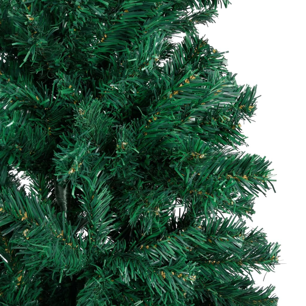 Artificial Christmas Tree with Thick Branches Green 210 cm PVC