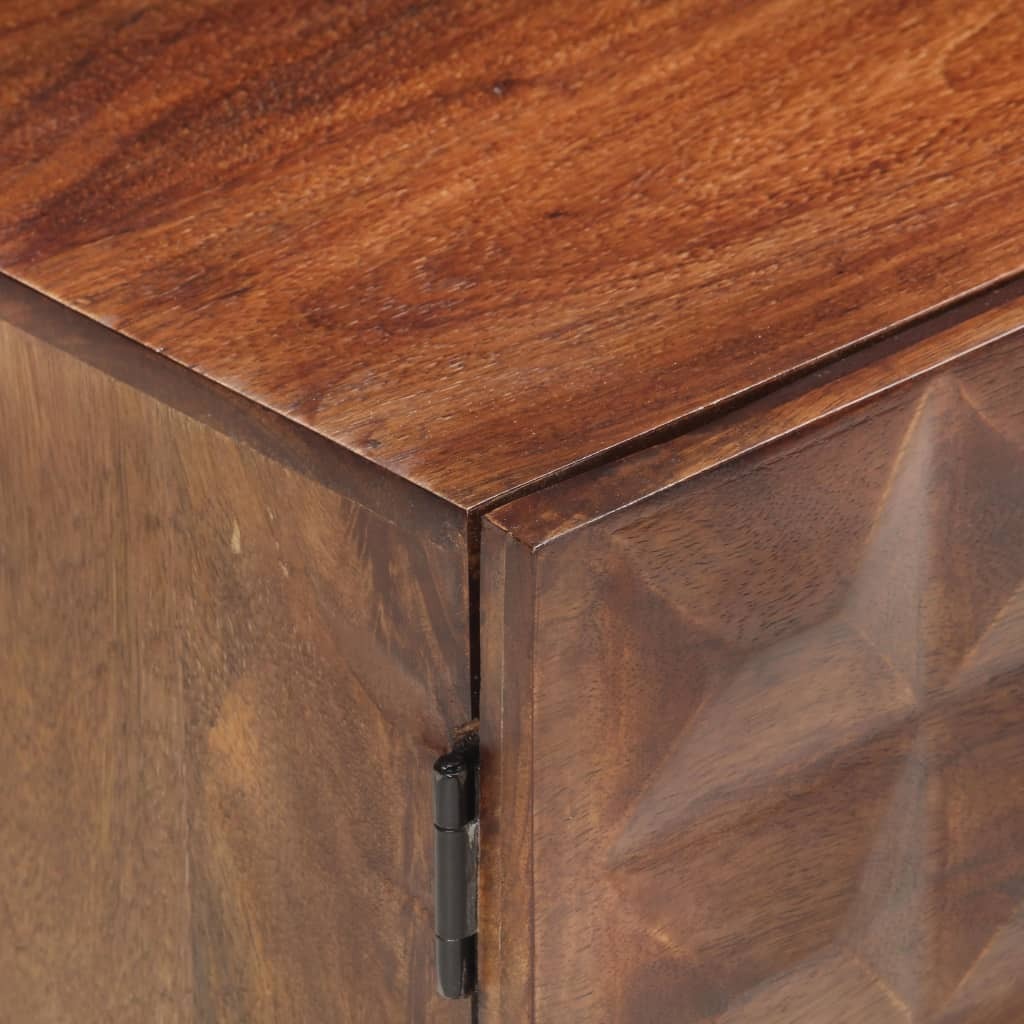 TV Cabinet 124x29x45 cm Solid Mango Wood