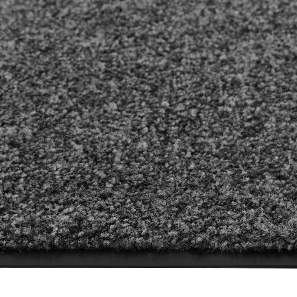 Doormat Washable Anthracite 60x180 cm