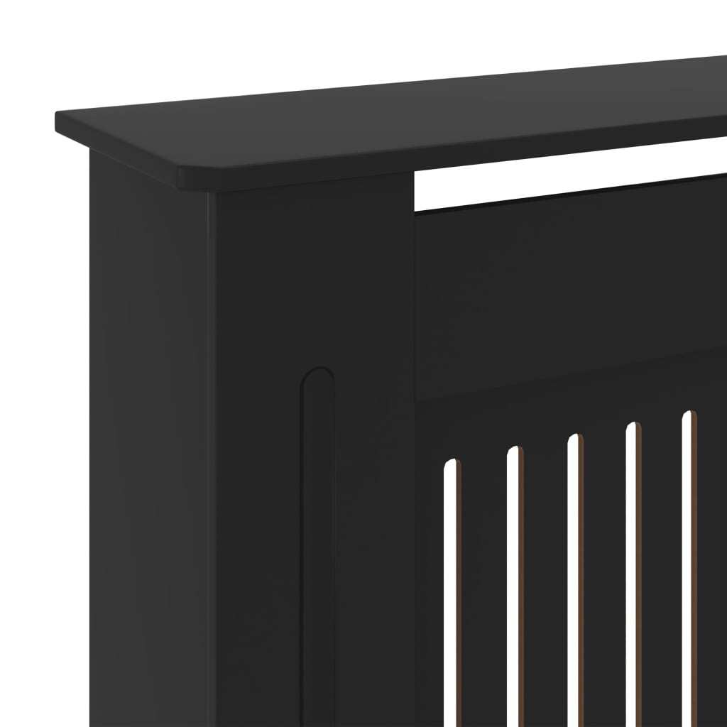 MDF Radiator Cover Black 205 cm