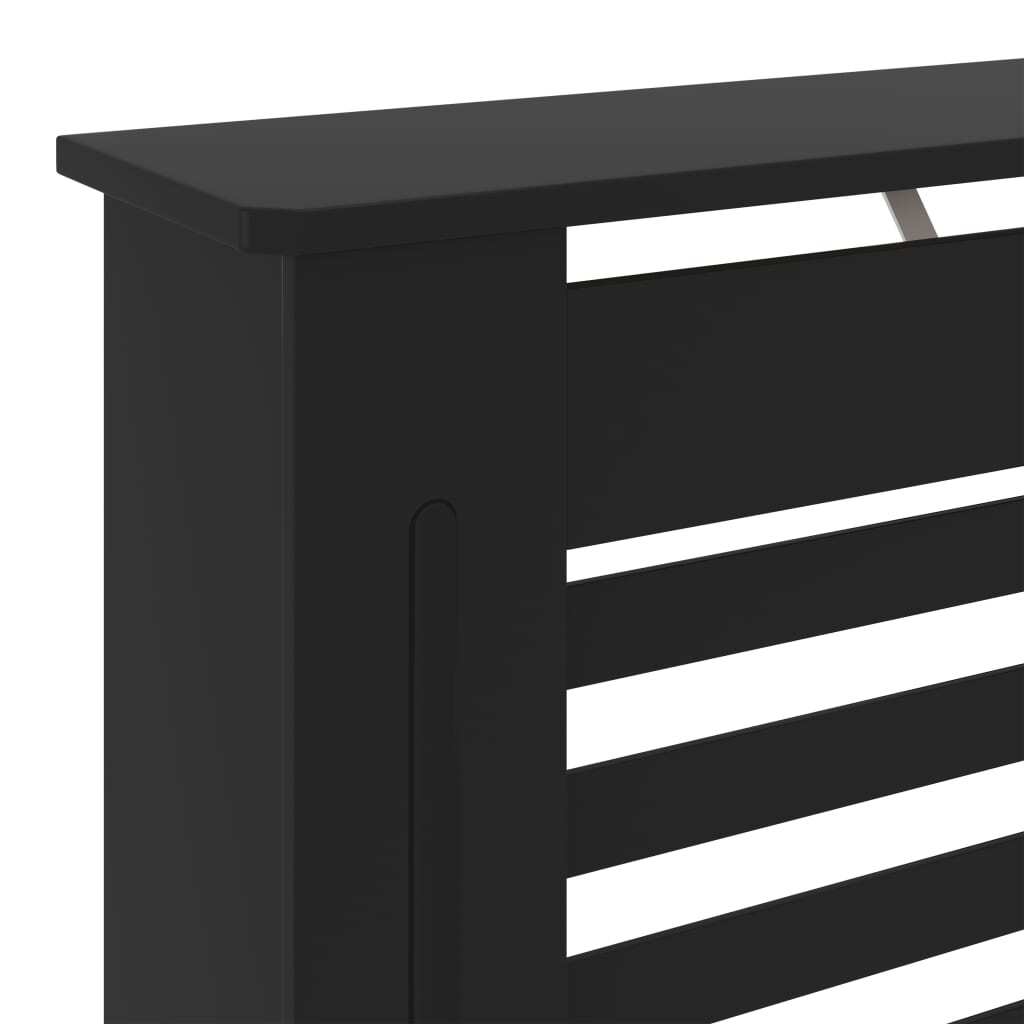 MDF Radiator Cover Black 78 cm