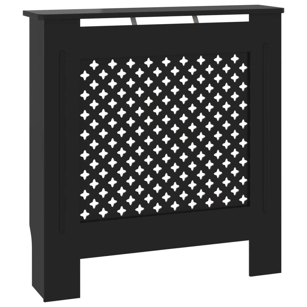 MDF Radiator Cover Black 78 cm