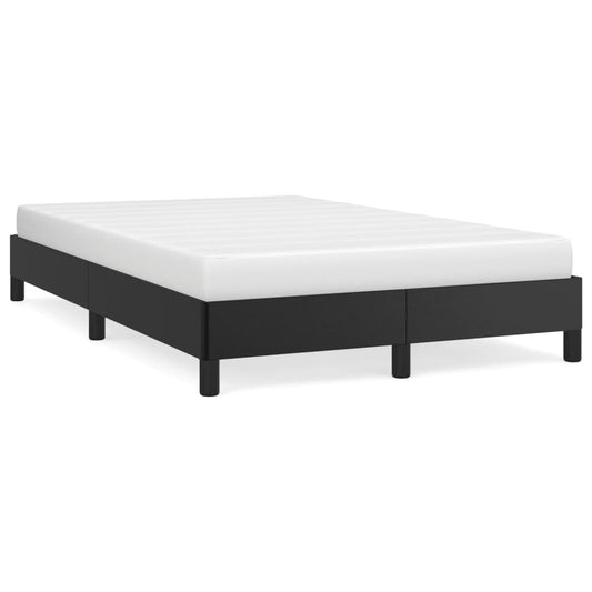 Bed Frame without Mattress Black 120x190 cm Small Double Faux Leather