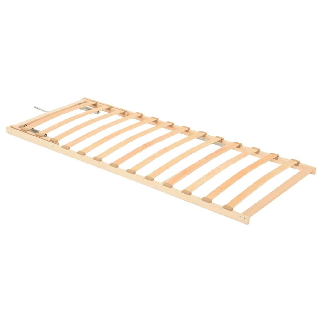 Slatted Bed Base with 13 Slats Adjustable Head 80x200 cm