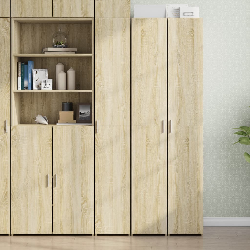 Highboard Sonoma Oak 30x42.5x185 cm Engineered Wood