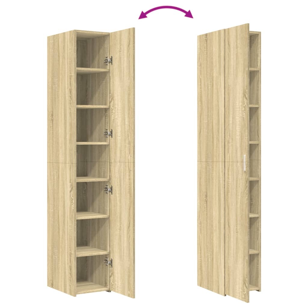 Highboard Sonoma Oak 30x42.5x185 cm Engineered Wood