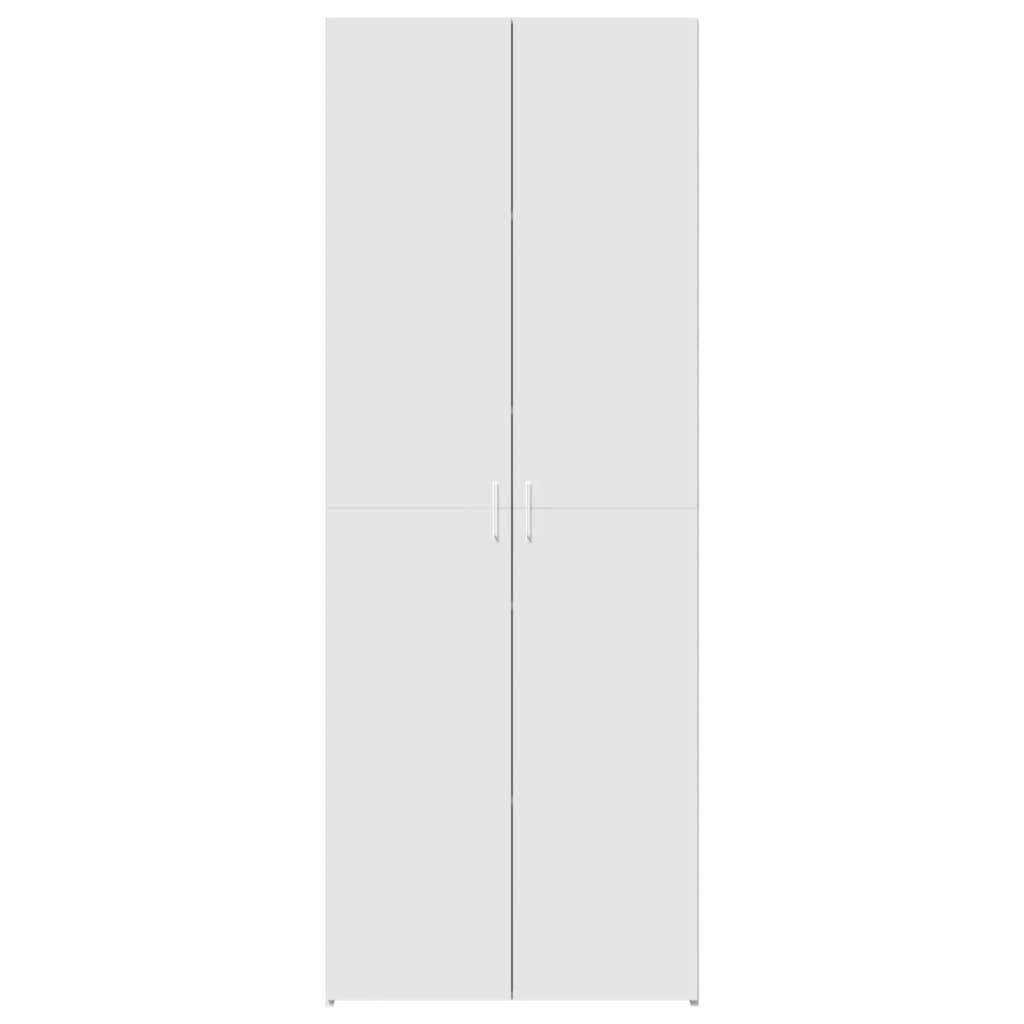 Highboard White 70x42.5x185 cm Engineered Wood