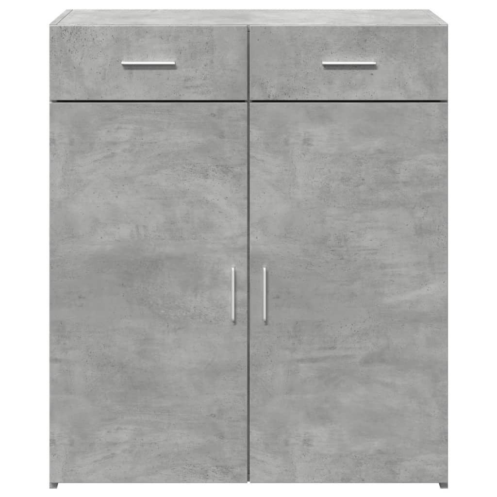 Sideboard Concrete Grey 80x42.5x93 cm Engineered Wood