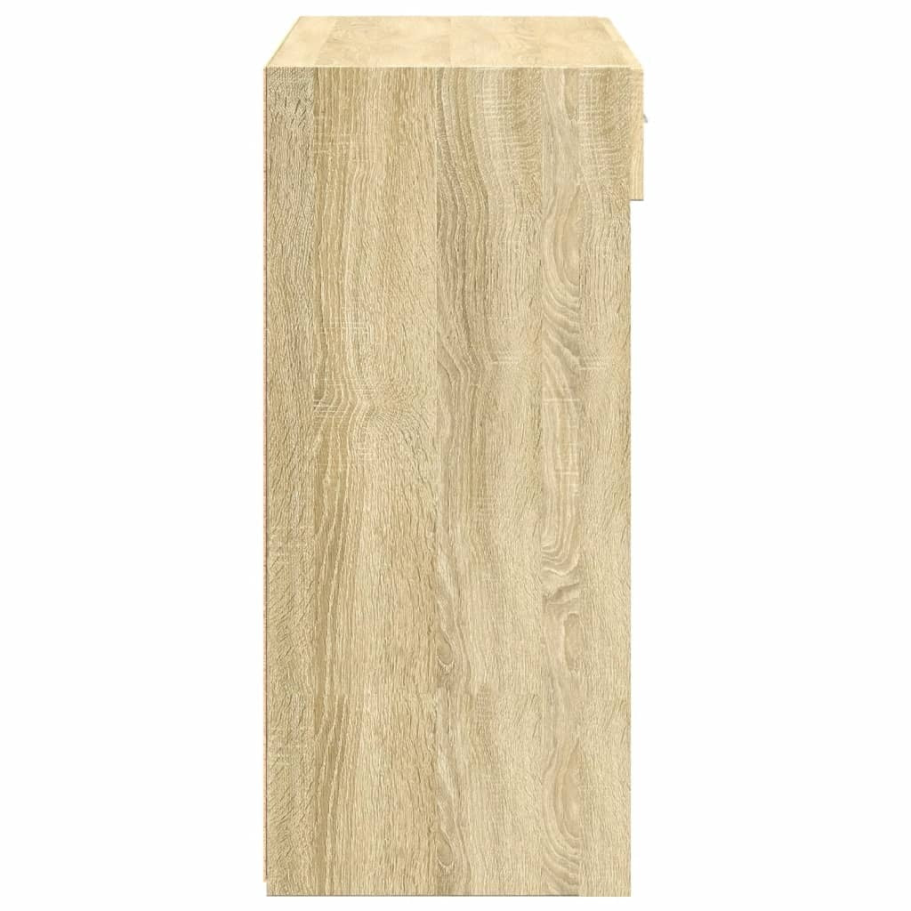 Sideboard Sonoma Oak 80x42.5x93 cm Engineered Wood