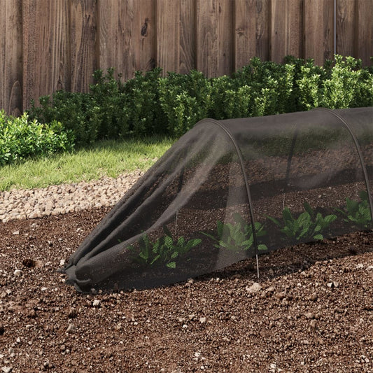 Netting Tunnels 4 pcs Black Steel and Polyethylene