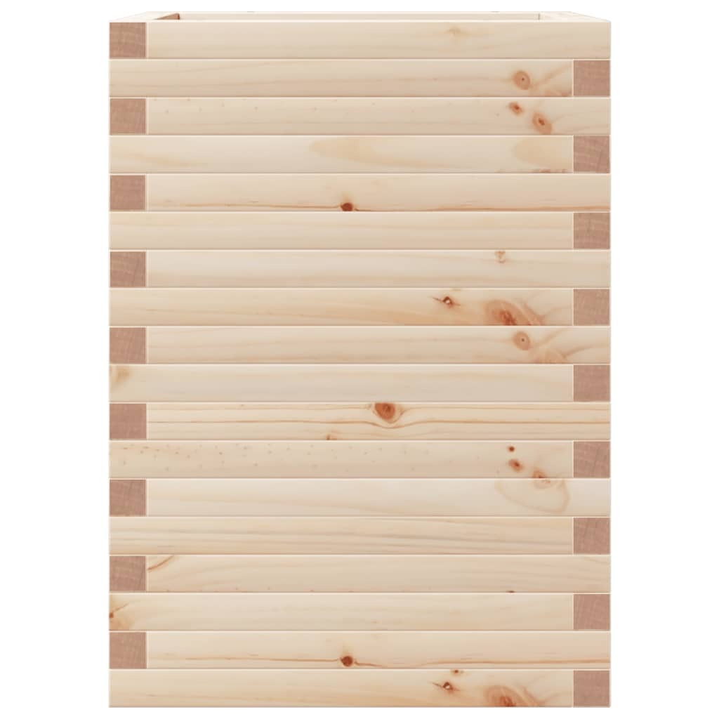 Garden Planter 50x50x68.5 cm Solid Wood Pine