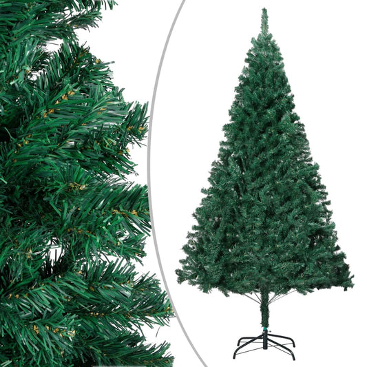 Artificial Christmas Tree with Thick Branches Green 120 cm PVC