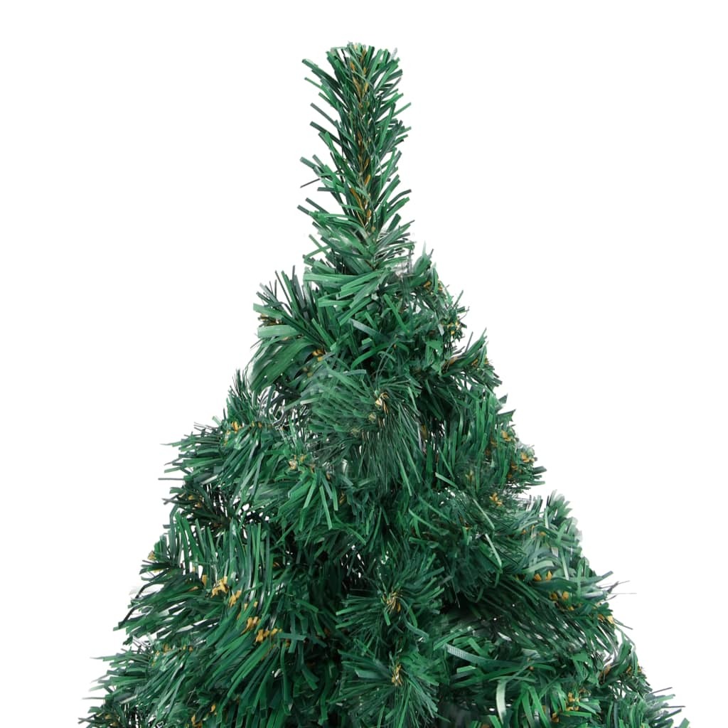 Artificial Christmas Tree with Thick Branches Green 120 cm PVC
