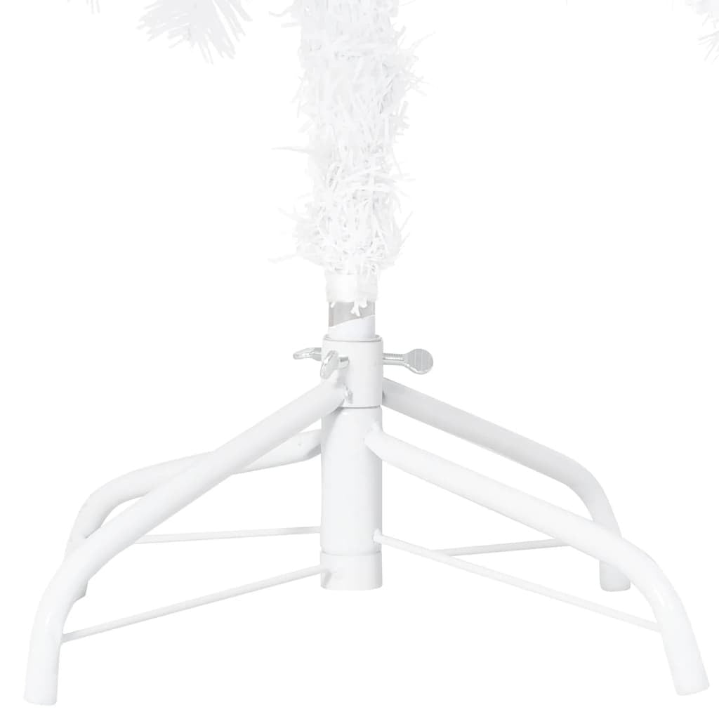 Artificial Christmas Tree with Thick Branches White 120 cm PVC