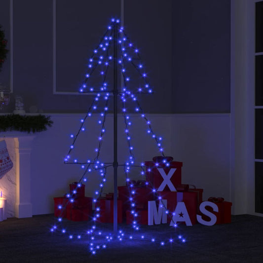 Christmas Cone Tree 160 LEDs Indoor and Outdoor 78x120 cm