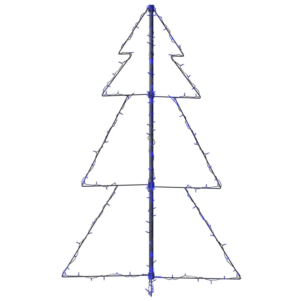 Christmas Cone Tree 160 LEDs Indoor and Outdoor 78x120 cm
