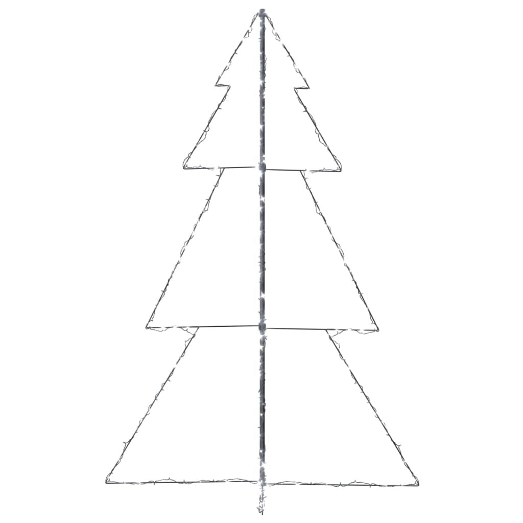 Christmas Cone Tree 240 LEDs Indoor and Outdoor 118x180 cm