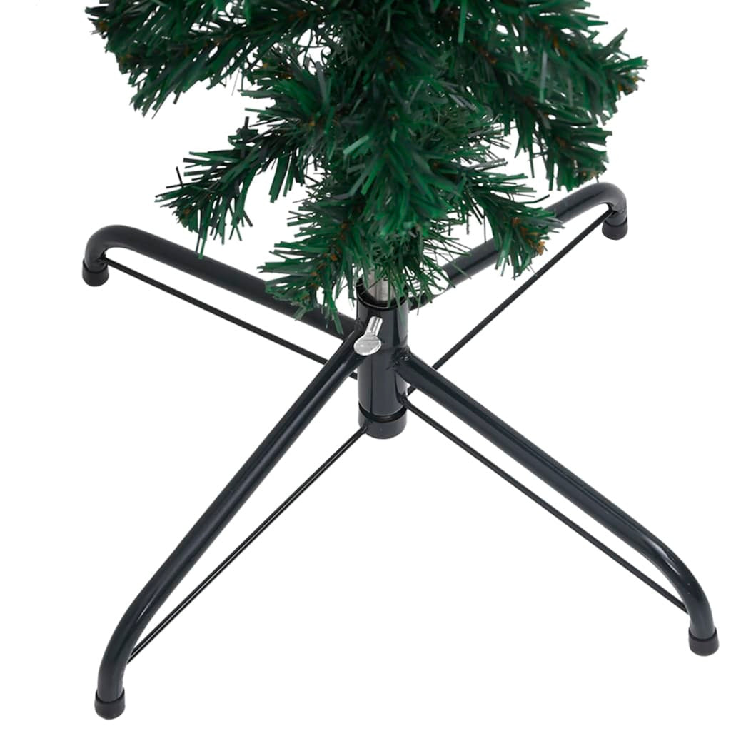 Upside-down Artificial Christmas Tree with Stand Green 180 cm