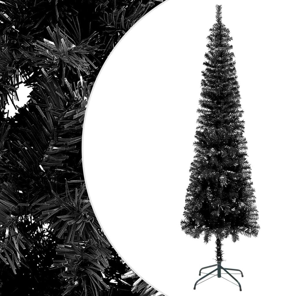 Slim Christmas Tree Black 240 cm