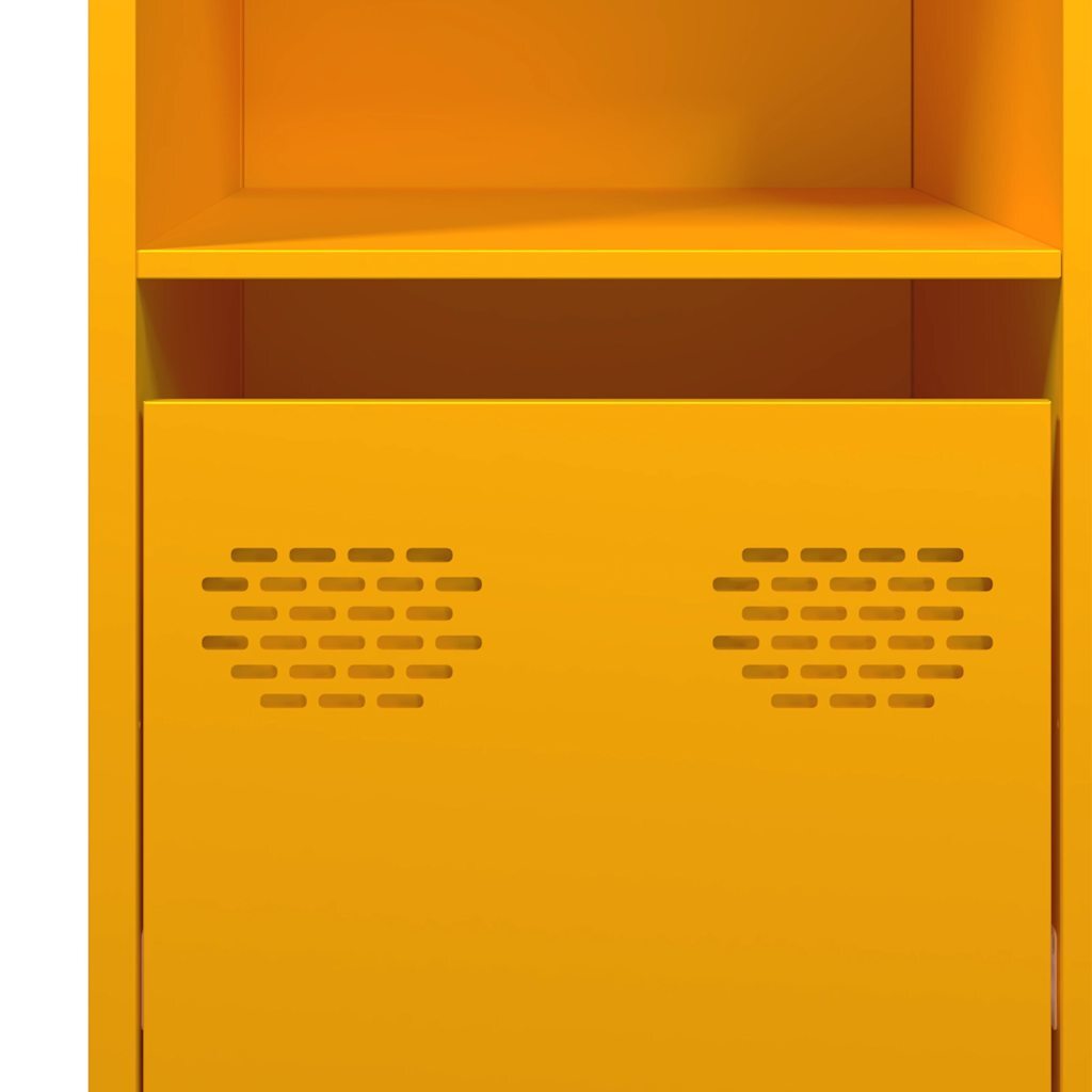 Sideboard Mustard Yellow 135x39x73.5 cm Cold-rolled Steel