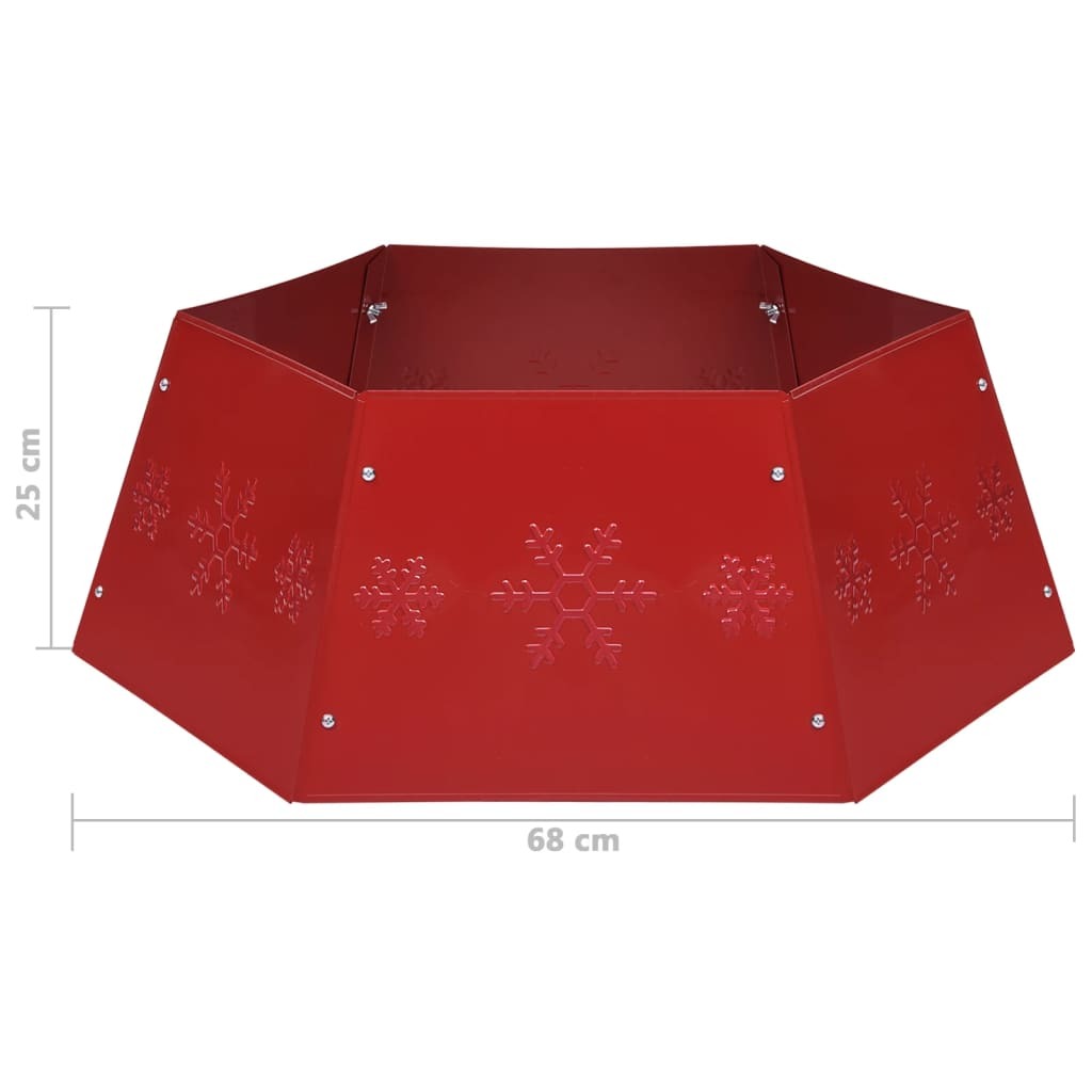 Christmas Tree Skirt Red 68x25 cm