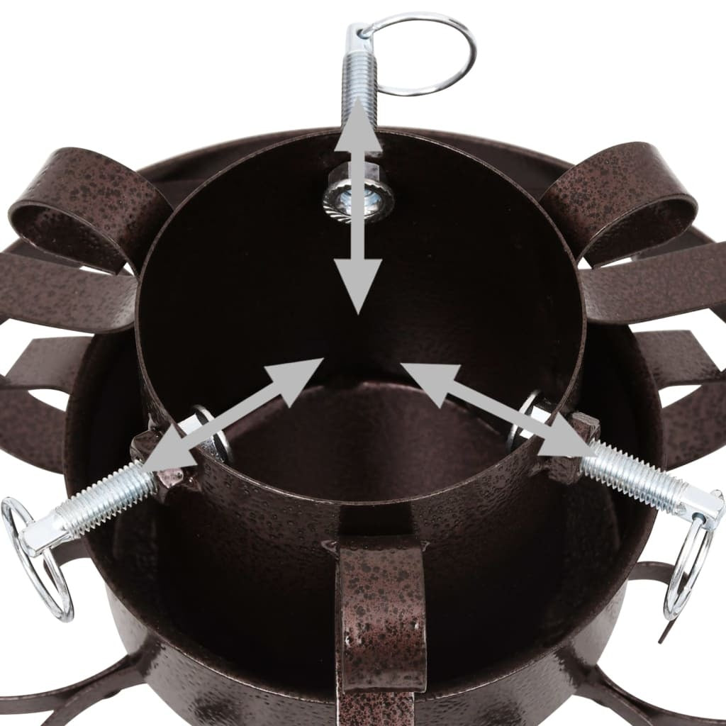 Christmas Tree Stand Antique Copper 29x29x15.5 cm