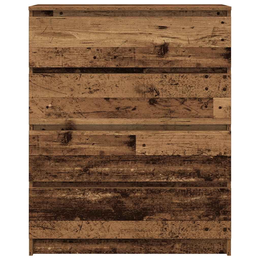 Sideboard Old Wood 80x35x99 cm Engineered Wood