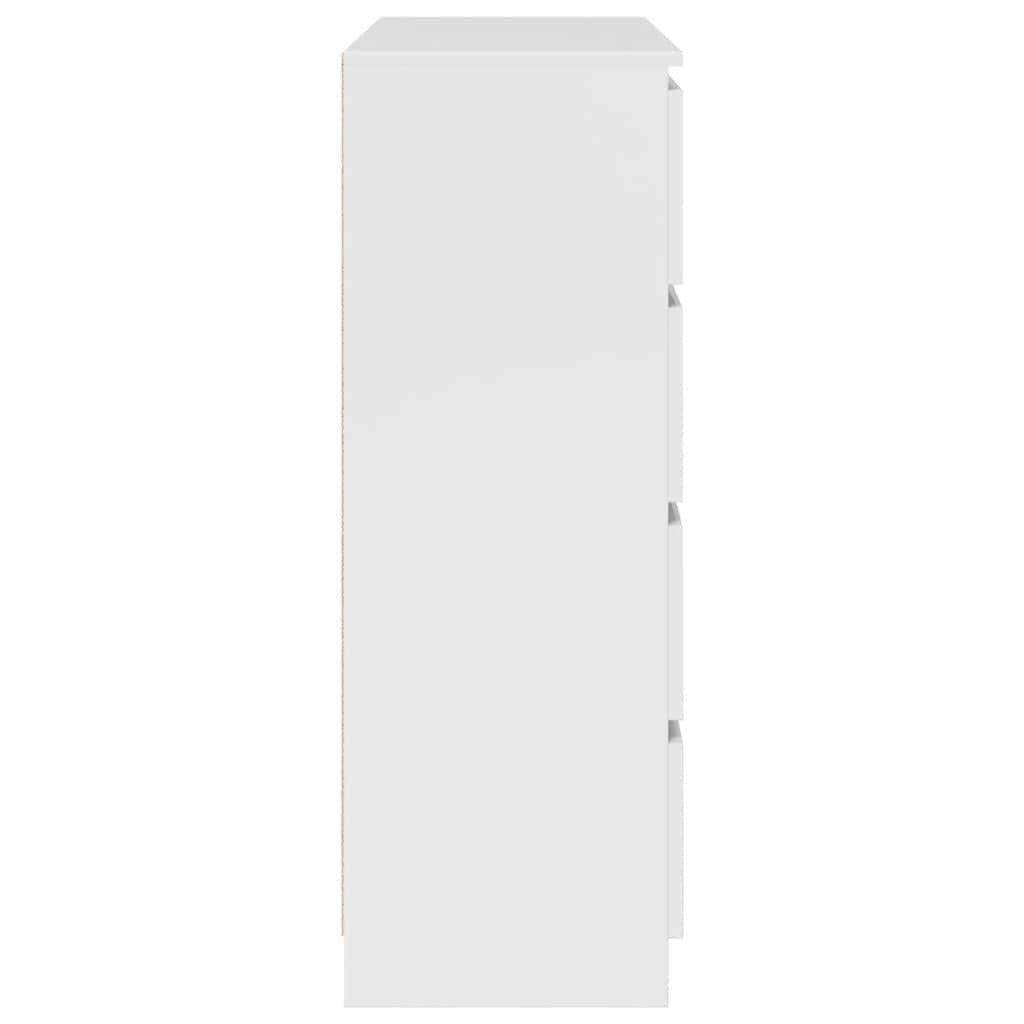 Sideboard White 100x35x99 cm Engineered Wood