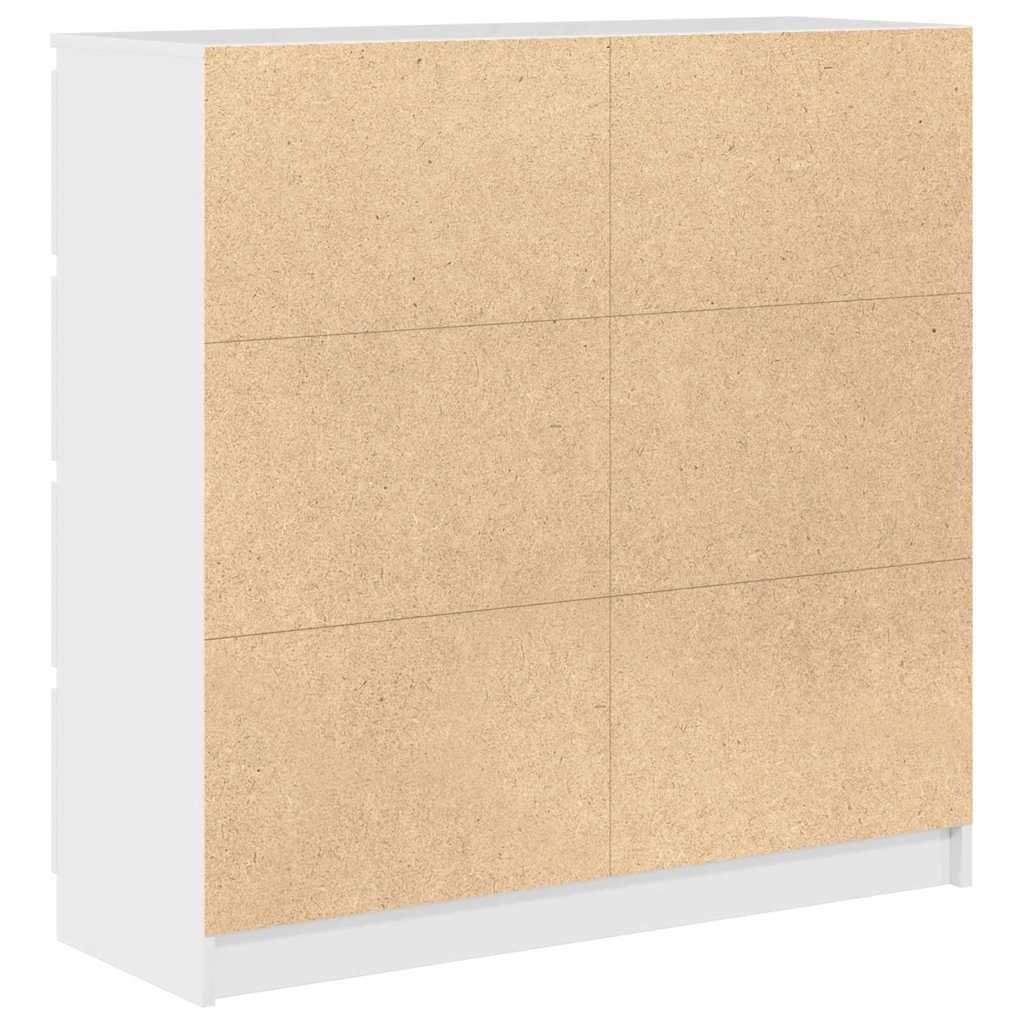 Sideboard White 100x35x99 cm Engineered Wood