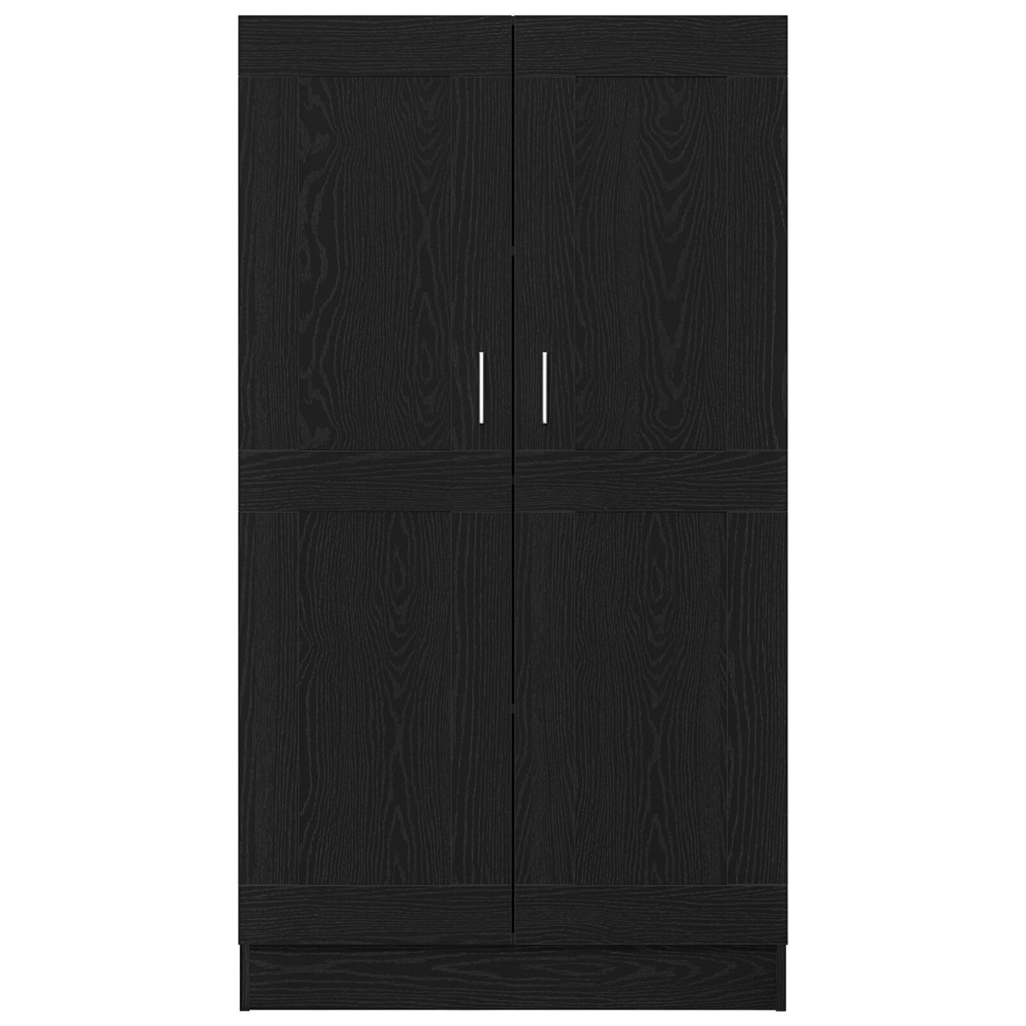 Book Cabinet Black oak 82.5 x 30.5 x 150 cm Engineered wood