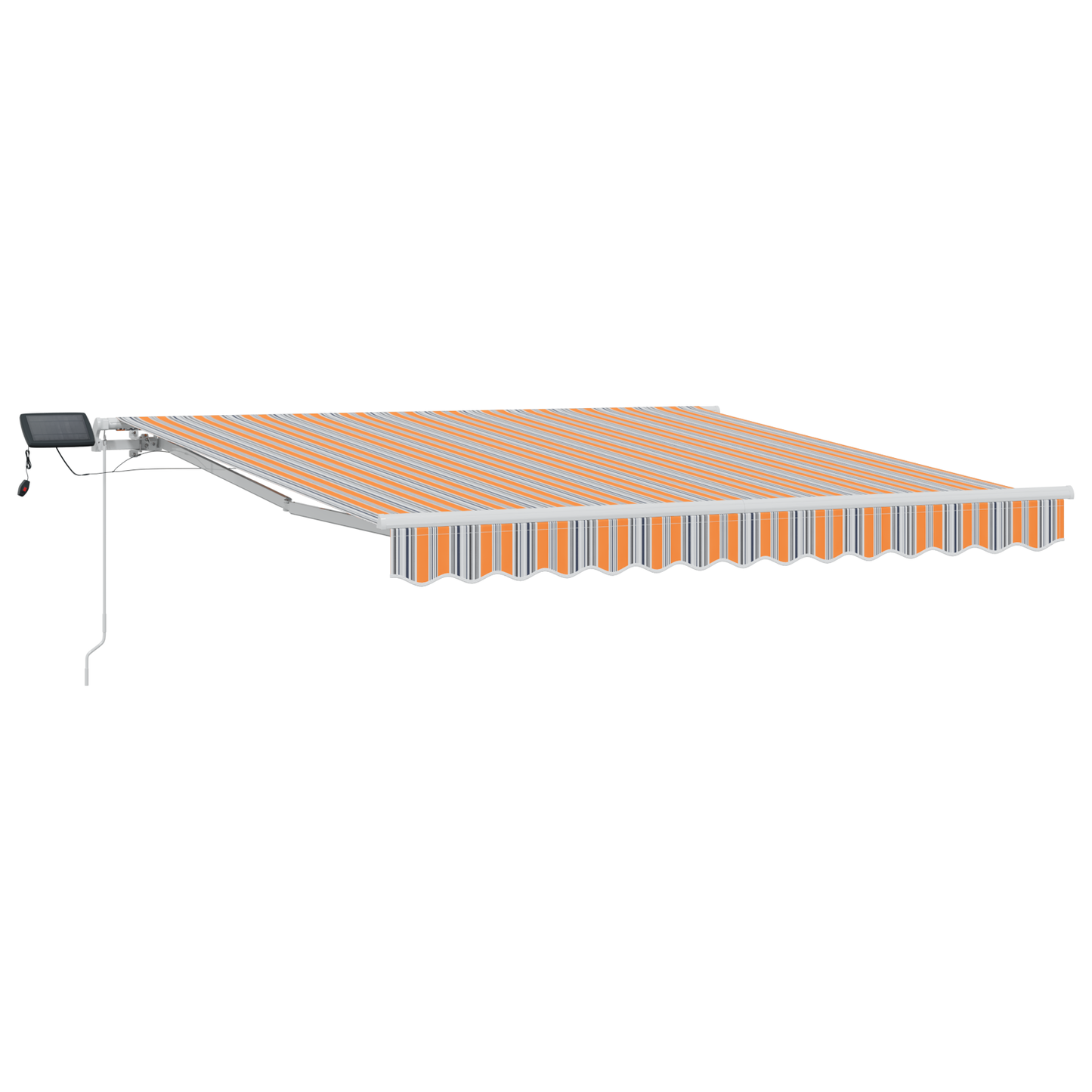 Retractable Awning with Manual 300 x 250 cm Multicolour