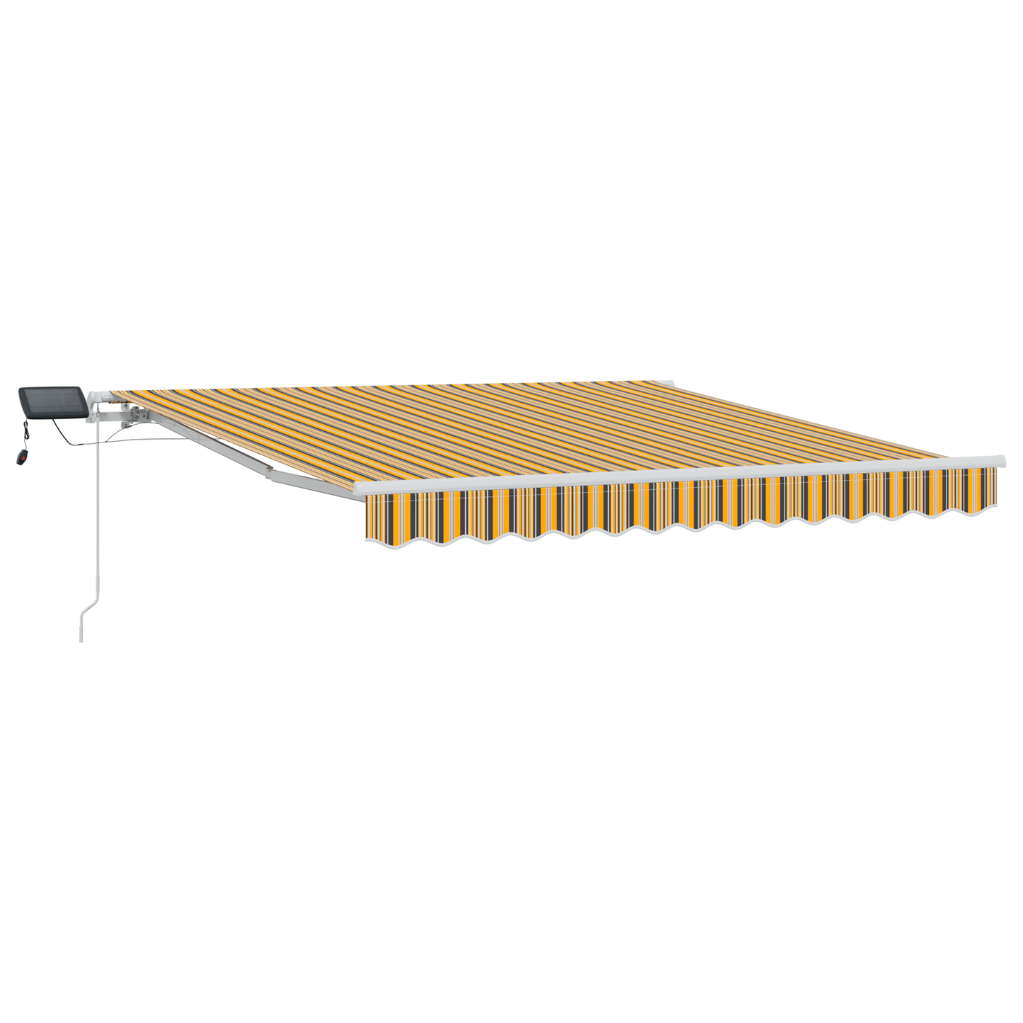 Retractable Awning with Manual 300 x 250 cm Multicolour