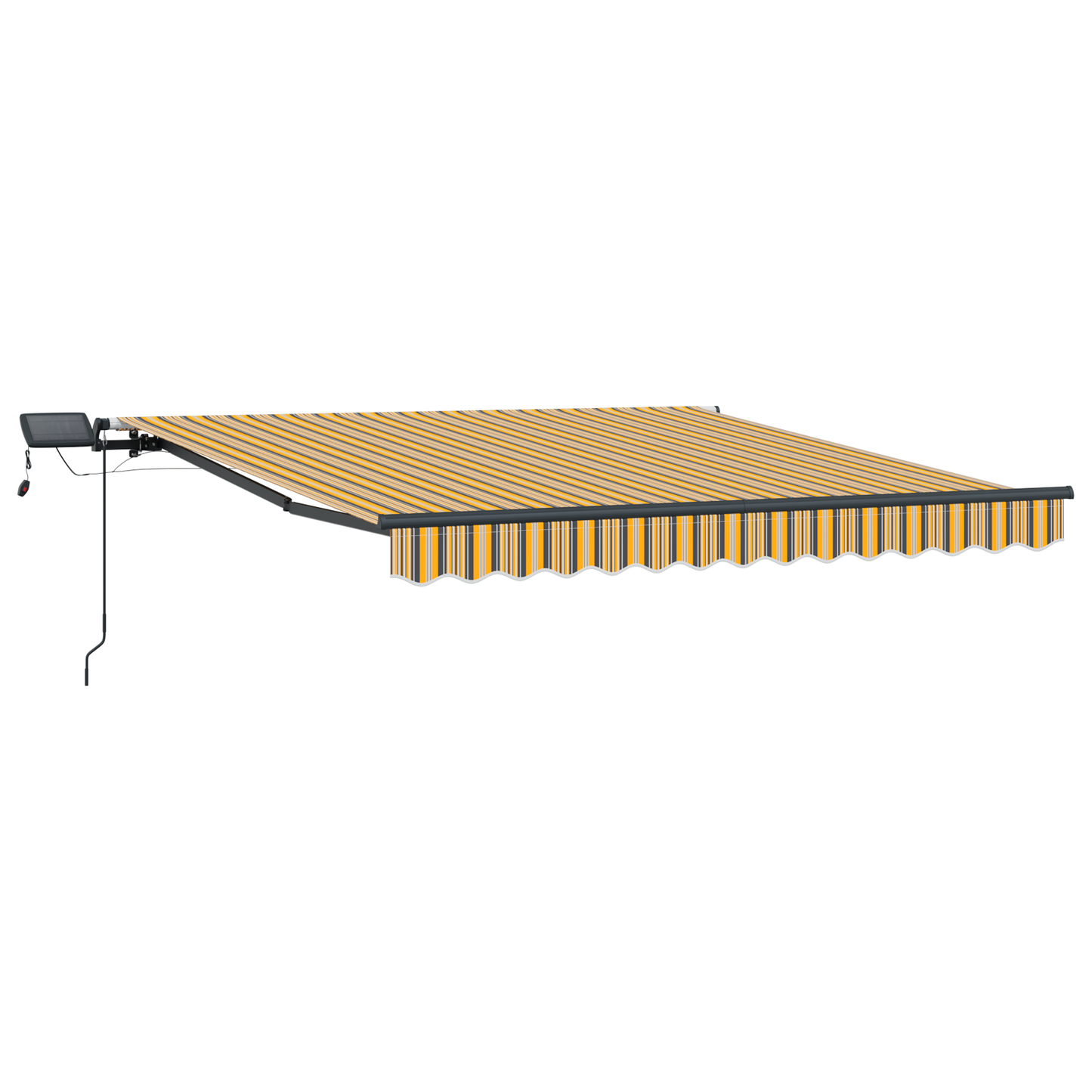 Retractable Awning Manual Multicolour 300 x 250 cm Fabric